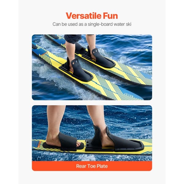 Vandskikombination til voksne, 170,2 cm, med X-9 justerbare bindinger