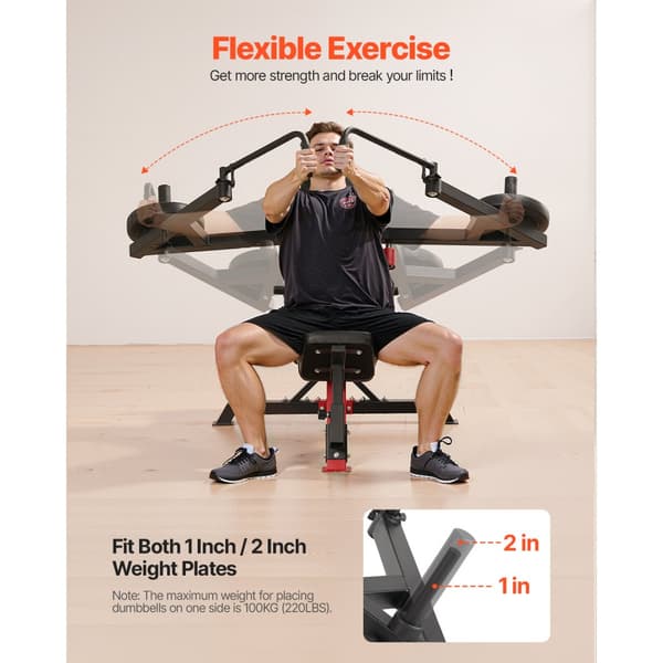 Incline Chest Fly og Rear Delt Fly Maskine, Overkropsøvelser Styrketræning, funktionel og slidstærk