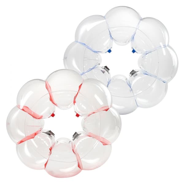 2-pak Oppustelige Bumperbolde 4FT/1.2M, PVC Body Sumo Zorbbold, Udendørs Brug, Robust Materiale