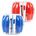 Miniatyrbillede 1 af 11: 2-pak Oppustelige Bumperbolde 4FT/1.2M, PVC Body Sumo Zorbbold, Udendørs Brug, Robust Materiale
