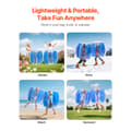 Miniatyrbild 6 av 11: 2-pack 3FT/0.9M Uppblåsbara Bumperbollar, PVC Body Sumo Zorbboll, Robust, Utomhusspel