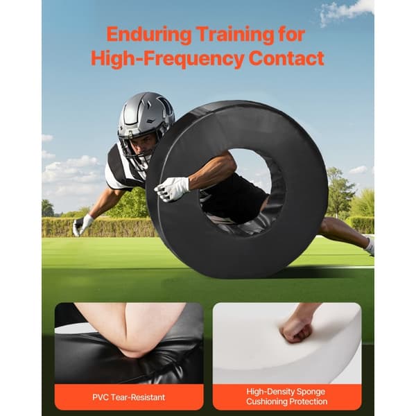 Fodbold Tacklehjul, Tackling Dummy Model, Vandtæt PVC, Ringrem, 1 Stk