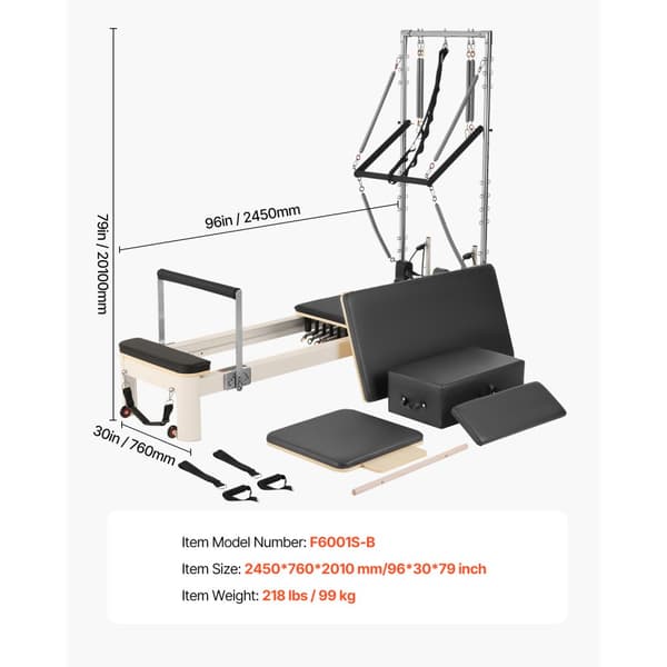 Pilates Reformer Laite, Kotikuntosalilaitteet, Vastusominaisuudella