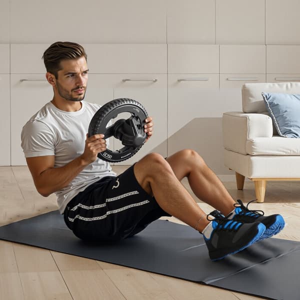 Crosstraining Sko, M Bredde Sneakers, UK Størrelse 7, Bred Tåboks, Sorte