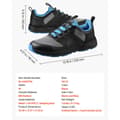 Miniatyrbillede 7 af 11: Crosstraining Sko W Bredde, Sneakers UK Størrelse 12, Brede Tåboks Sko, Sorte