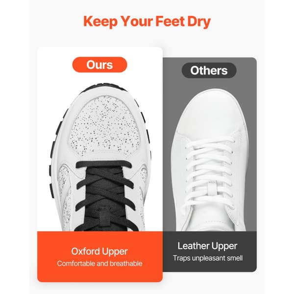 Crosstraining Sko W Bredde, Sneakers Størrelse UK 9, Brede Tåboks Sko, Hvid Farve