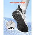 Miniatyrbillede 5 af 11: Crosstraining Sko, M Bredde Sneakers, UK Størrelse 9, Brede Tåboks, Hvide Farve