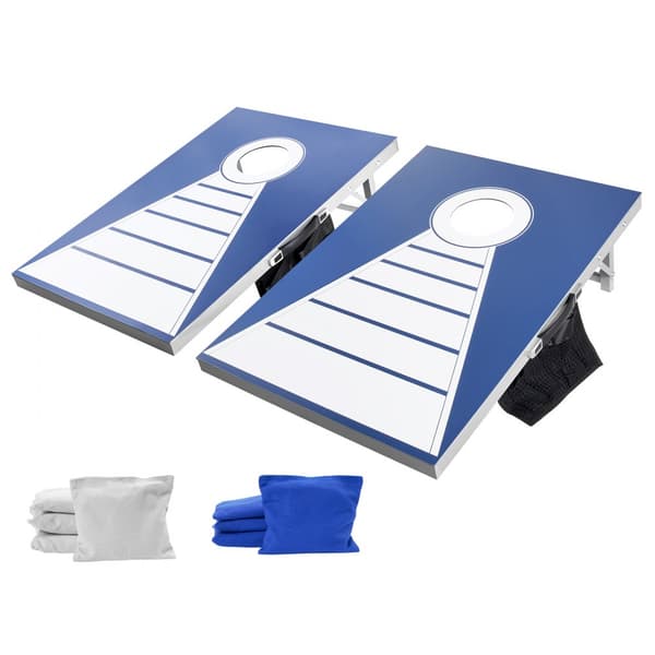 Cornhole-set 3x60 cm, Bärbart Kastspelet bräde i Aluminium, Inklusive 8 Säckar