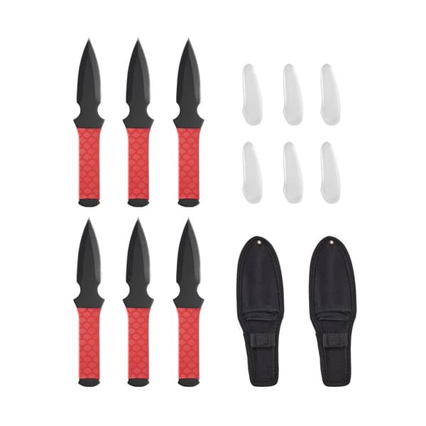 Kasteprodukter Sæt, 6 stk., 226 mm, Rustfrit Stål, med Nylonskede