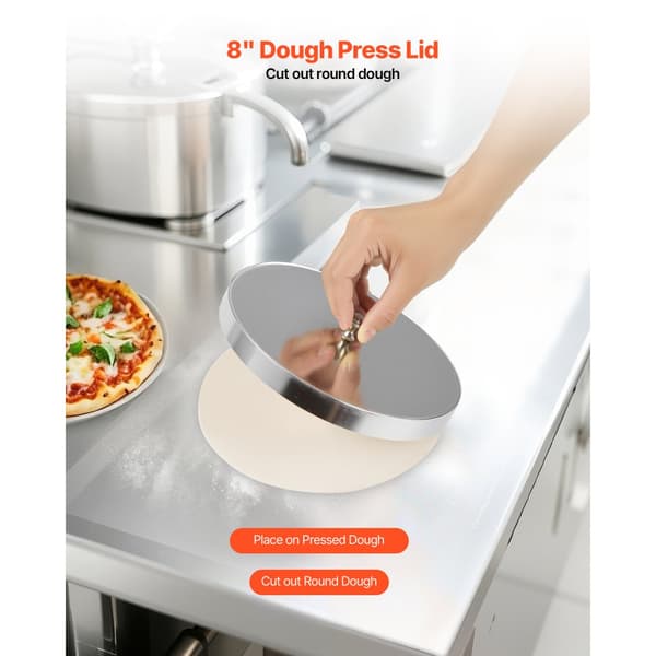 Pizzataikinanpuristin 16 tuumaa, puoliautomaattinen kaupallinen, arkkitehtuurilla varustettu