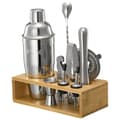 Miniatyrbillede 11 af 11: Cocktail Shaker Sæt, 10 Dele Bartender Kit, Rustfrit Stål, Sølvfarvet Barværktøj