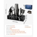 Miniatyrbillede 7 af 11: Cocktail Shaker Sæt, 13 Dele Bartender Kit, Rustfrit Stål Barværktøj, Gunmetal Farve