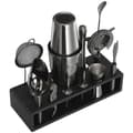 Miniatyrbillede 10 af 11: Cocktail Shaker Sæt, 13 Dele Bartender Kit, Rustfrit Stål Barværktøj, Gunmetal Farve
