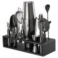 Miniatyrbillede 11 af 11: Cocktail Shaker Sæt, 13 Dele Bartender Kit, Rustfrit Stål Barværktøj, Gunmetal Farve