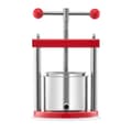 Miniatyrbillede 9 af 11: Frugtvinpresse, Manuel Presse til Vinfremstilling, 0,44 gal/1,65 l, Rustfrit Stål