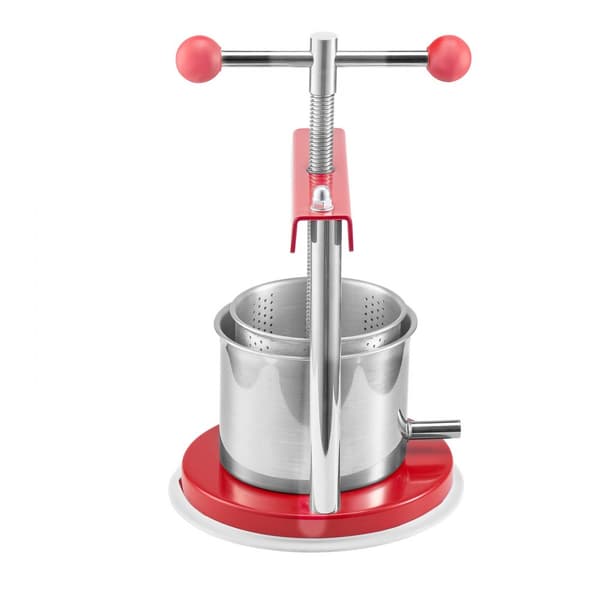 Frugtvinpresse, Manuel Presse til Vinfremstilling, 0,44 gal/1,65 l, Rustfrit Stål