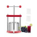 Miniatyrbillede 1 af 11: Frugtvinpresse, Manuel Presse til Vinfremstilling, 0,44 gal/1,65 l, Rustfrit Stål