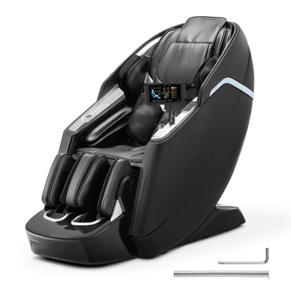 Massagestol til helkrops 3D/4D, Lænestol med SL-Track & Yoga Stretch, avanceret massagefunktioner