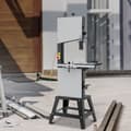 Miniatyrbillede 8 af 11: Træbearbejdningsbåndsav 33,99 cm, Bordbåndsav, 440-846 omdr./min, 1100W, 1-1/2 HK