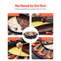 Miniatyrbild 6 av 11: Hot Pot med Grill 1800W, 2-i-1 Elektrisk, Rökfri Grill och Hot Pot, Energisnål, Snabb Uppvärmning
