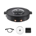 Miniatyrbild 1 av 11: Hot Pot med Grill 1800W, 2-i-1 Elektrisk, Rökfri Grill och Hot Pot, Energisnål, Snabb Uppvärmning