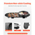 Miniatyrbild 5 av 11: Hot Pot med Grill 2-i-1, 2200W Elektrisk Rökfri Grill, Snabb Uppvärmning, Digital Temperaturkontroll