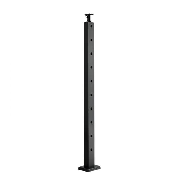 Kabelräckestolpe 1JZLGZXHS91402OS1001V0, 91x3,5x5,5 cm, 30° vinklade hål