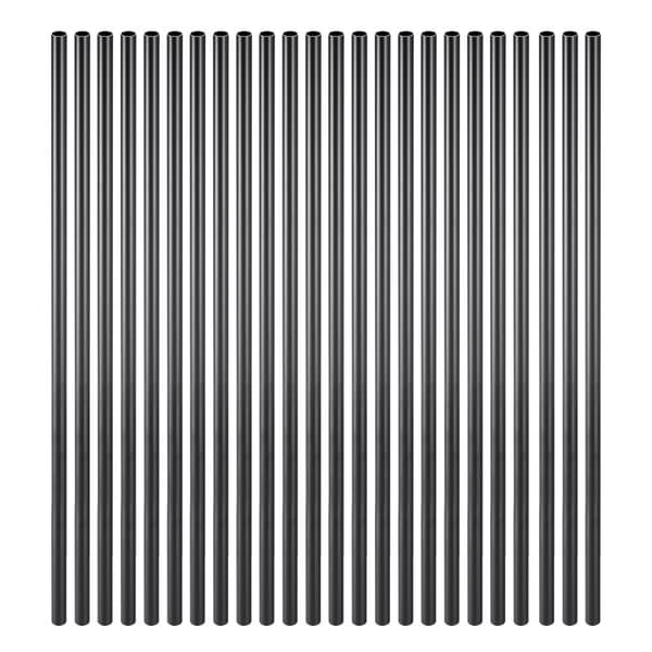Trappebalustre 101 stk., 36 tommer aluminiumsspindler, inkluderer skruer/gelænderkapper