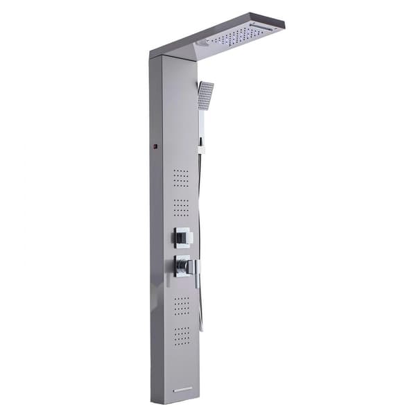 Brusepanel Tower System, Rustfrit Stålsøjle, Regnhoved med 5 Funktioner