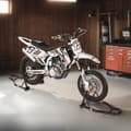 Miniatyrbillede 8 af 11: Motorcykel For- og Bagstøttebensløft, 1100 lbs Spoolift Paddock, Svingarm Stabilisator