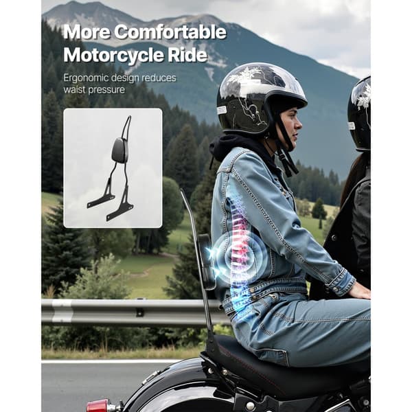 Harley-Davidson Dana, Moottoripyörän Selkänoja Sissy Bar, Kestävä ja Mukava