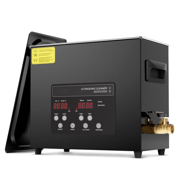 Ultra Sonic Rengøringsmaskine 6L, med Kurvvarmer og Timer, 180W Power Efficiency