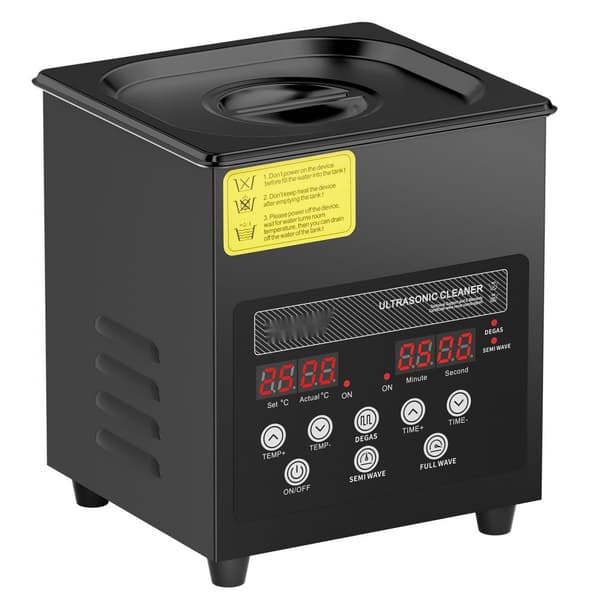 2L Ultralyd Rengøringsmaskine, Model med Kurvvarmer og Timer, 60W Effektivitet