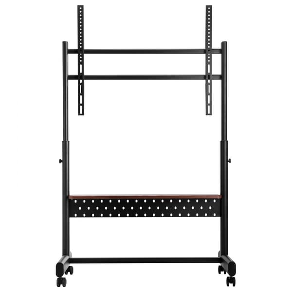 Rullende TV-Stativ, Mobil TV-Vogn, Holder op til 90kg, Passer til 55-100 Tommer TV