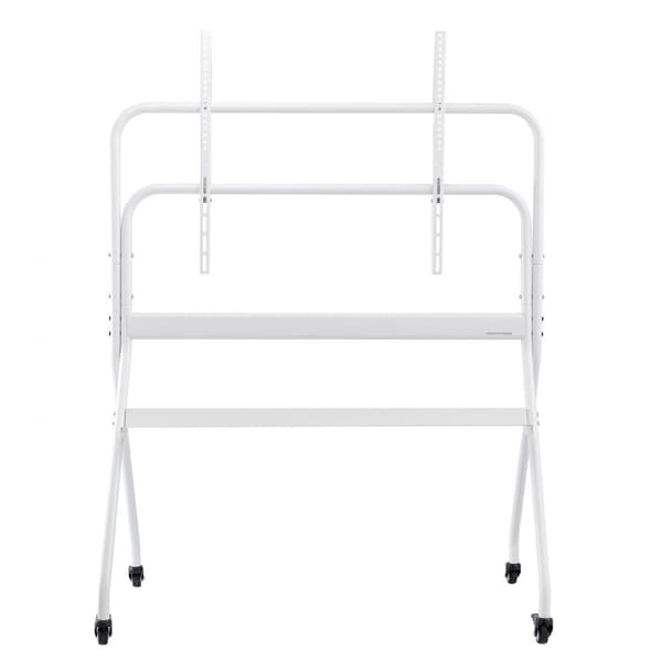 Rullende TV-stander, Mobil TV-vogn, Kan bære op til 198 lbs, Til 35-100 tommer skærme