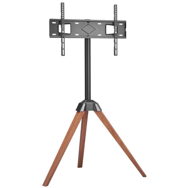 TV-Tasolle Jalustateline, Puinen, Kestää jopa 45kg, 40-65 Tuuman Näytöille