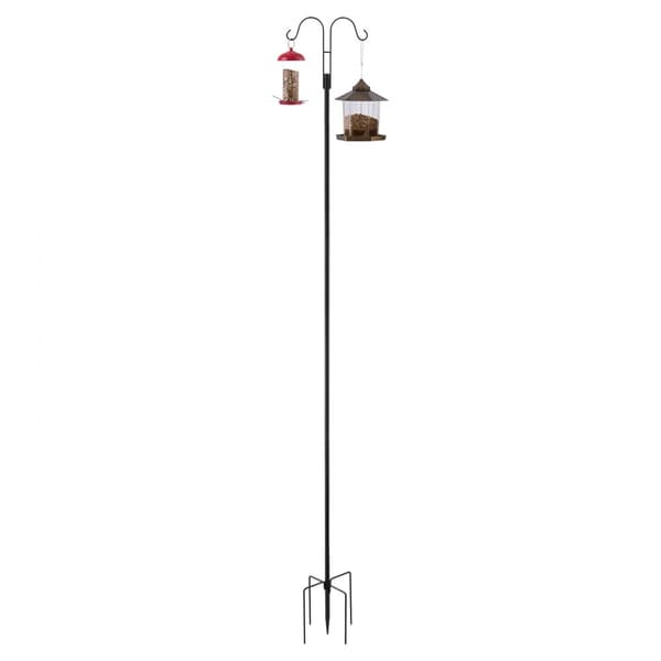 Dobbelt Hyrdekrog 8-pak, 2345 mm Kraftig Fuglefoderstang, Robust og Nem at Installere