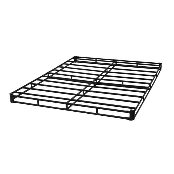 Boxmadras Queen Size, Sengestel med stof, Mål 79,1 L x 59,4 B x 4 H in