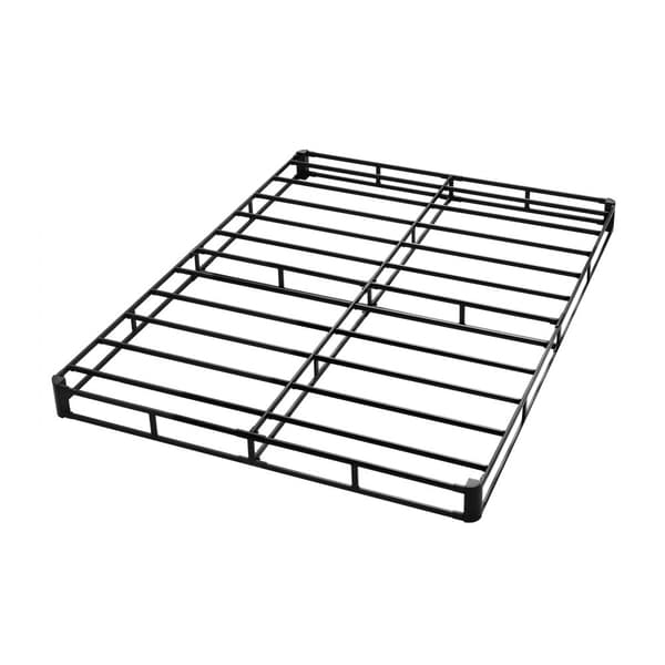 Boxmadras Queen Size, Sengestel med stof, 200,9L x 151,4B x 13H cm