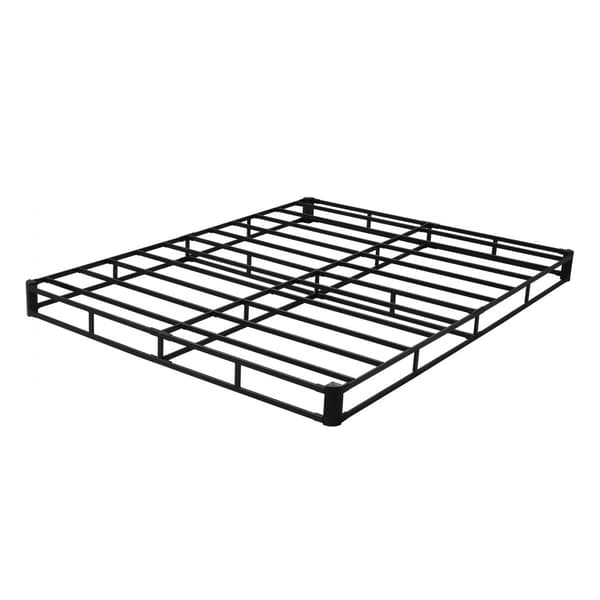 Boxmadras Queen Size, Sengestel med stof, 200,9L x 151,4B x 13H cm