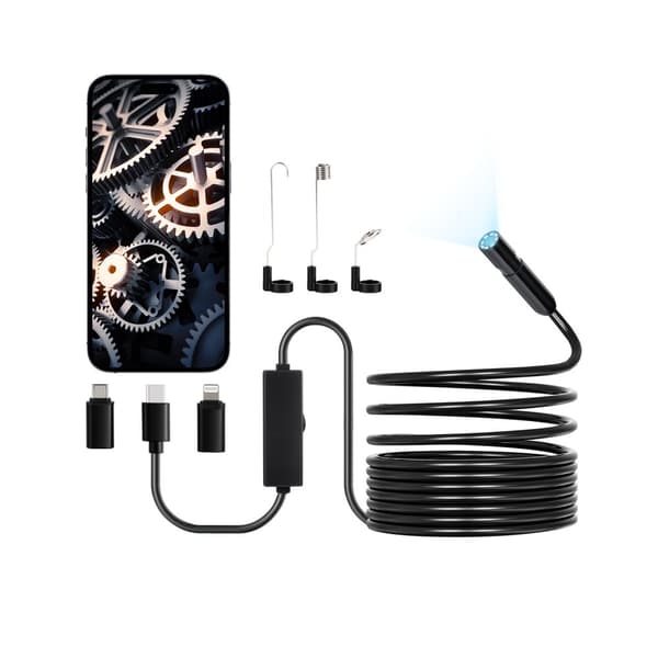 1920P HD Endoskooppikamera, Boreskooppi Android ja IOS, 5 Metrin Kaapeli, Korkea Resoluutio