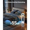 Miniatyrbillede 6 af 11: 40 Oscillerende Tårnventilator, 8-timers Timer, 15,4 ft/s Hastighed, inklusiv Fjernbetjening