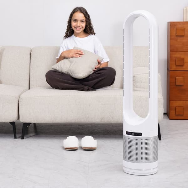 40 Oscillerende Tårnventilator, 8-timers Timer, 15,4 ft/s Hastighed, inklusiv Fjernbetjening