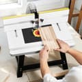 Miniatyrbillede 8 af 11: Bordfræserbord 24x15,7 tommer, med hegn, MDF-top, støvopsamlingsport, robust konstruktion