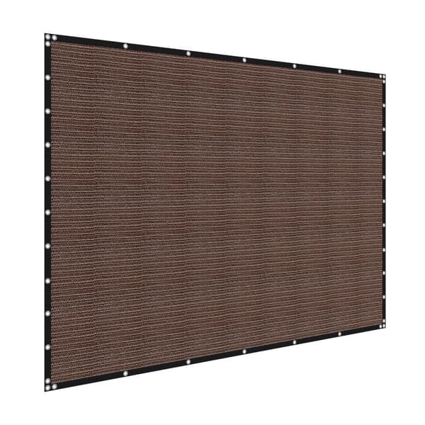 Aurinkosuoja 90%, kangas, näköeste 10x12 jalkaa, Patio- ja puutarhakäyttöön, Ruskea