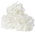 Miniatyrbillede 11 af 11: 205 stk Kunstige Silkehortensia Blomster, 9,8 tommer Buketarrangement, Hvid