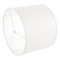 Pikkukuva 11 / 11: Drum-lampunvarjostin 2-setti, 13 x 13 x 10 tuumaa, keskikokoinen pyöreä varjostin, luonnonvalkoinen