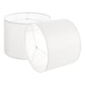 Pikkukuva 1 / 11: Drum-lampunvarjostin 2-setti, 13 x 13 x 10 tuumaa, keskikokoinen pyöreä varjostin, luonnonvalkoinen