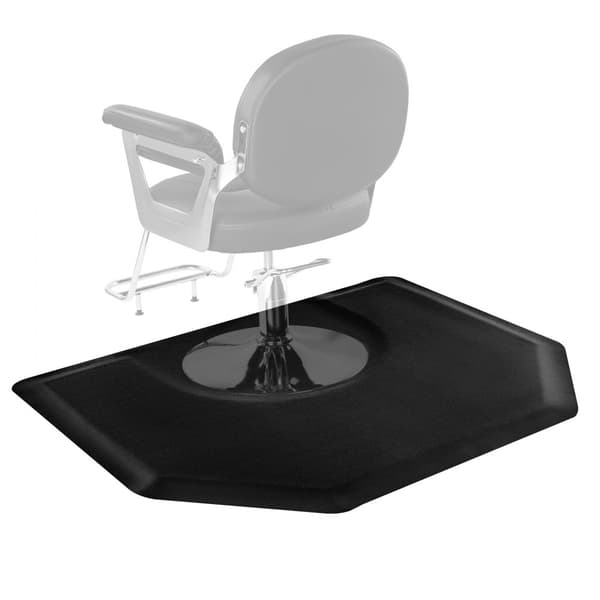 Frisør Salonmåtte, Sekskantet 1225 x 1505 mm, 13mm tykkelse, Komfort og Holdbarhed