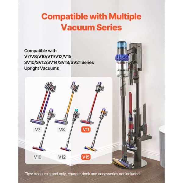 Dyson Multi-Models -imuriteline, säilytysteline, 3 pidikkeellä varustettu